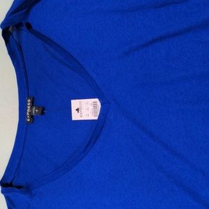 Nwt. Express light weight blue long sleeve shirt.